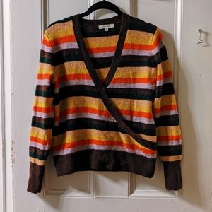 Madewell faux wrap sweater